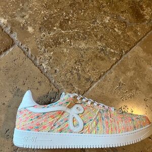 BRAND NEW JOHN GEIGER GF-01 UNRELEASED "NEON HEMP TWEED" SIZE 13- Deadstock
